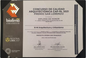 Diploma de Honor concurso Bialima